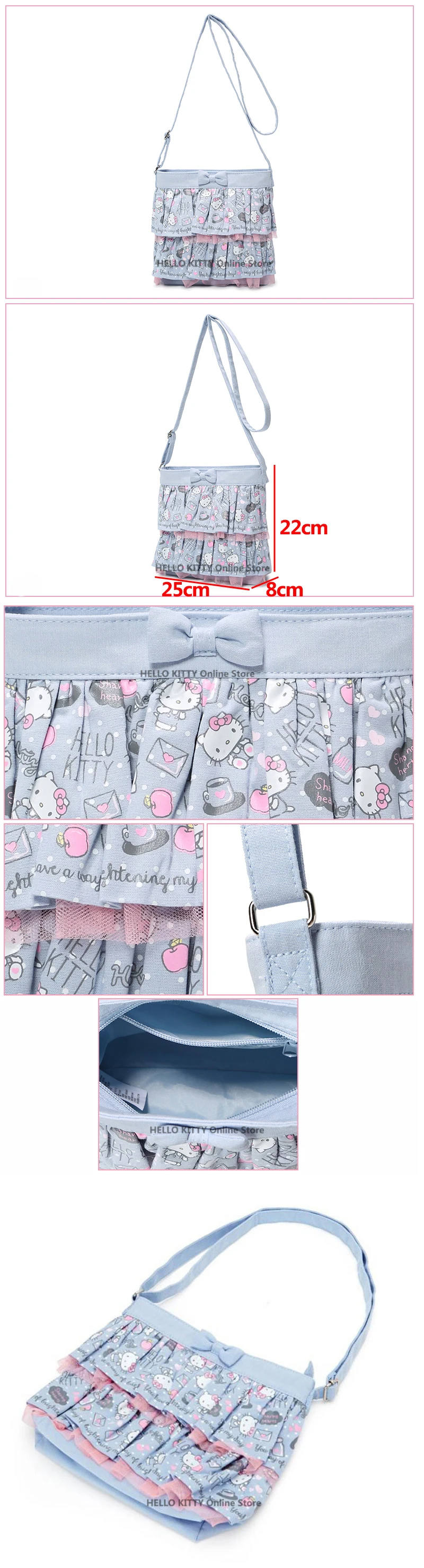 Hello kitty Kawaii мультфильм розовый сумка ручной работы мультфильм прекрасный обувь для девочек покупки дети плеча Подарки плюш