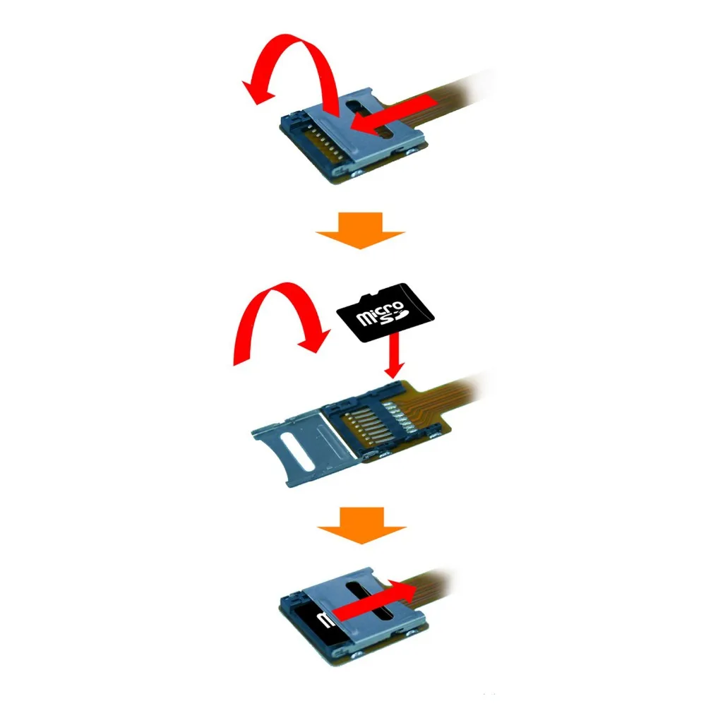Chenyang кабель CY Micro SD TF карта памяти Комплект удлинитель штекер гнездо мягкий