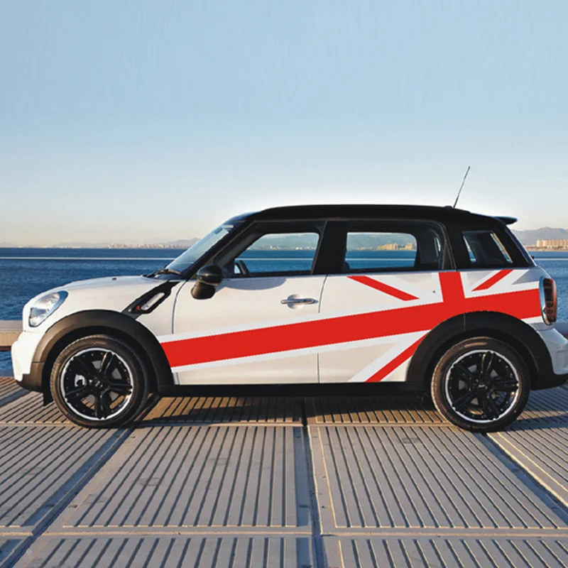 

Universal Car Side Door Waist Sticker Decals Decoration For BMW MINI Cooper Countryman Paceman R56 R55 R60 F56 F60 Accessories