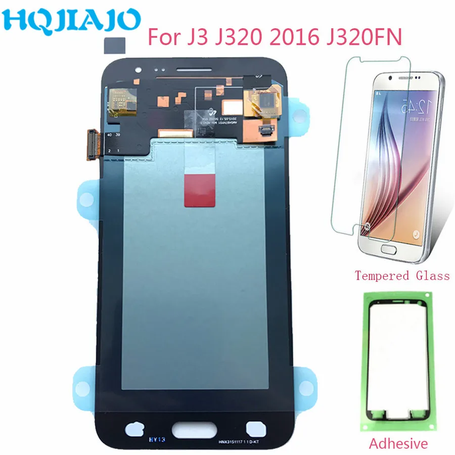 AMOLED ЖК экран для Samsung J320 дисплей дигитайзер сенсорного экрана Galaxy J3 2016 J320F J320P J320FN