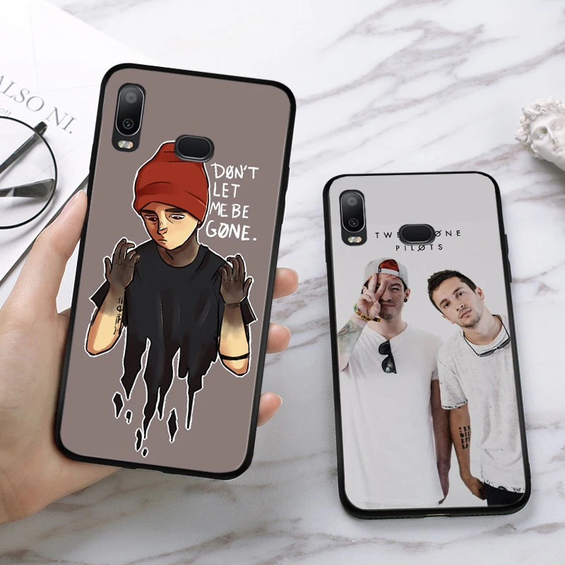 Силиконовый чехол twenty one pilots Тайлер Джозеф для Samsung A2 Core A3 A5 A6 Plus A7 A8 A9 A10 A30 A50 A60 A70 A10S