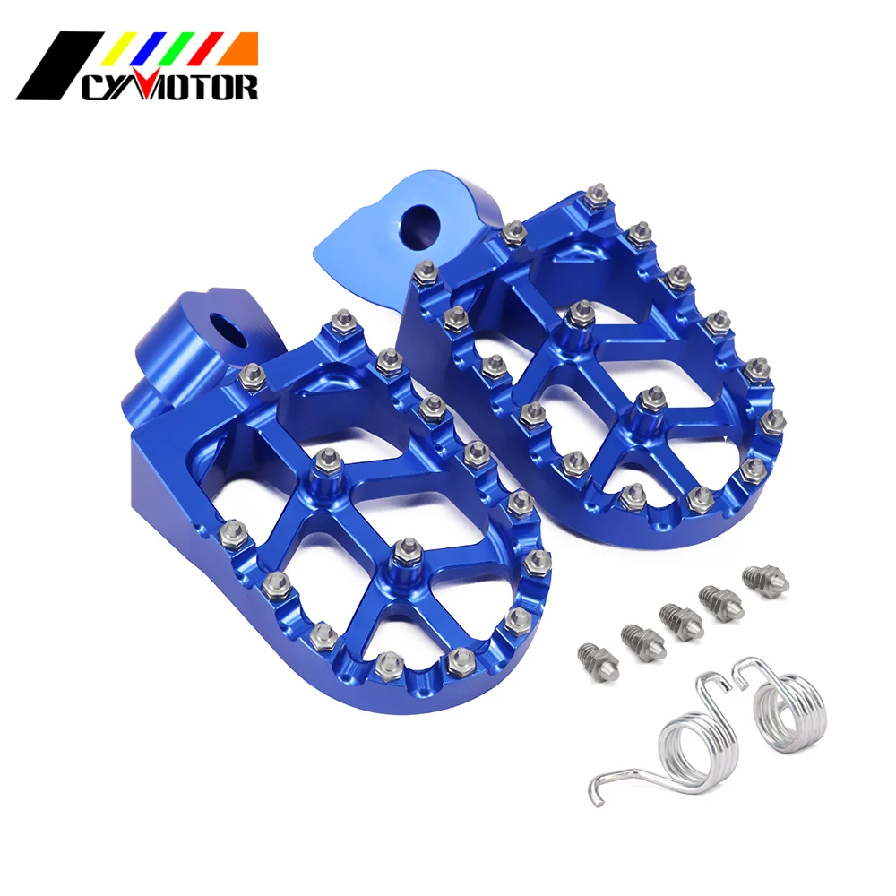ЧПУ мотоцикл подножки мотоцикла подножек для KXF CRF CR TC TE TX FX YZ YZF WR WRF 85 125 150 250 426 450 с героями мультфильма «Холодное сердце», X FX L, M