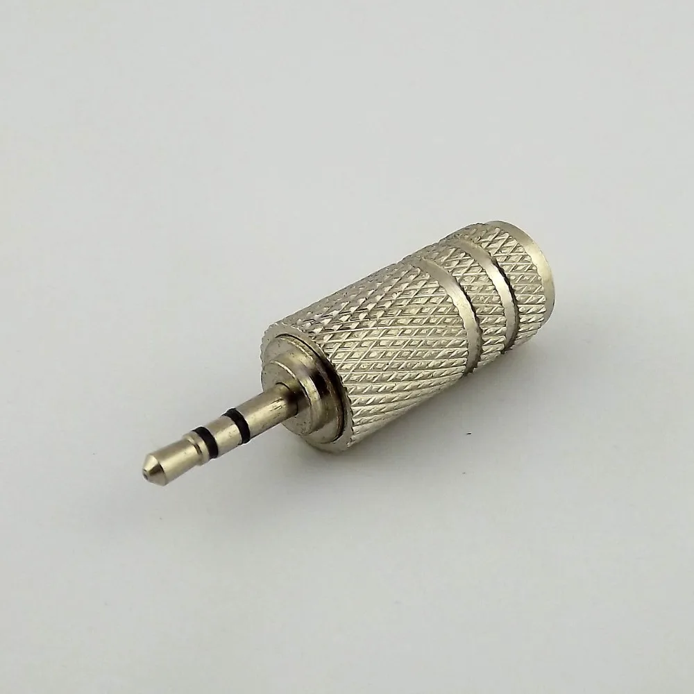 

3pcs Nickel 2.5mm Male Plug to 3.5mm 1/8" Female Jack Stereo Audio Adapter Connector