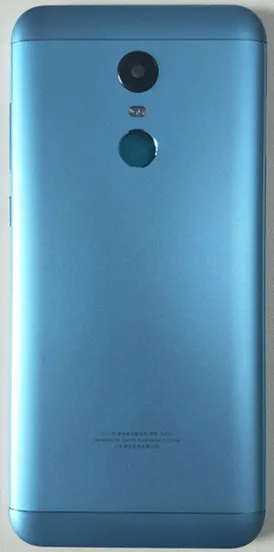 M& Sen для 5,9" Xiaomi Redmi 5 Plus, задняя крышка для батареи, чехол+ кнопки питания, стеклянные линзы, задняя дверь, замена