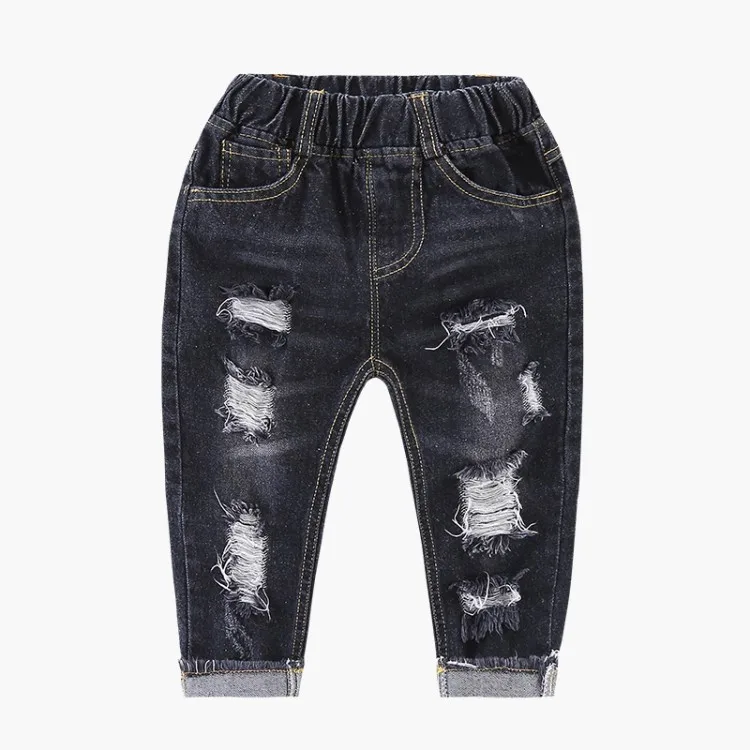 2018 Лидер продаж джинсы для мальчиков Одежда детей весенние джинсовые штаны От 2