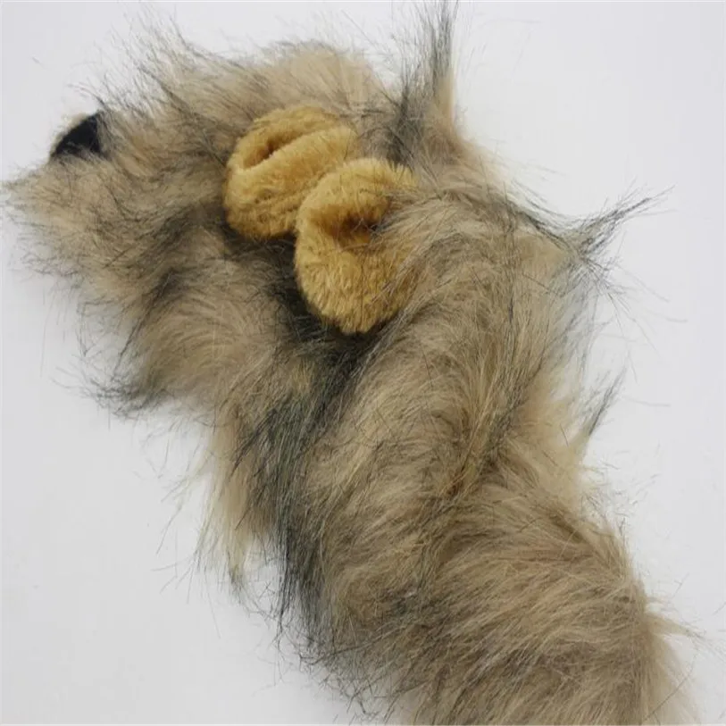 Милый костюм кошки Косплей льва парик шляпа для кошек Хэллоуин Рождество зимняя