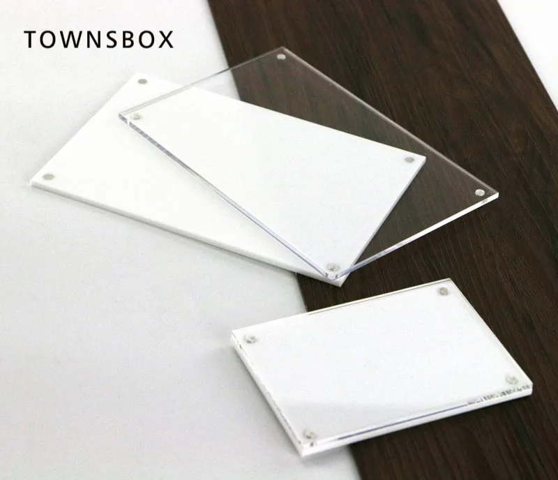 Настенная Наклейка ценник дисплей акриловый магнит имя держатель карты полка