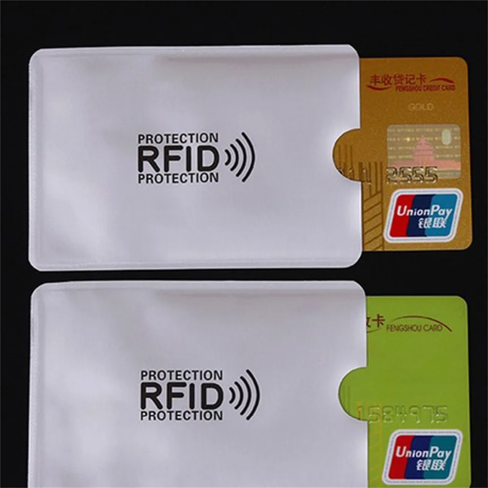 OWGYML 10 шт./компл. RFID экранированная втулка Блокировка карт 13 56 МГц IC защита NFC