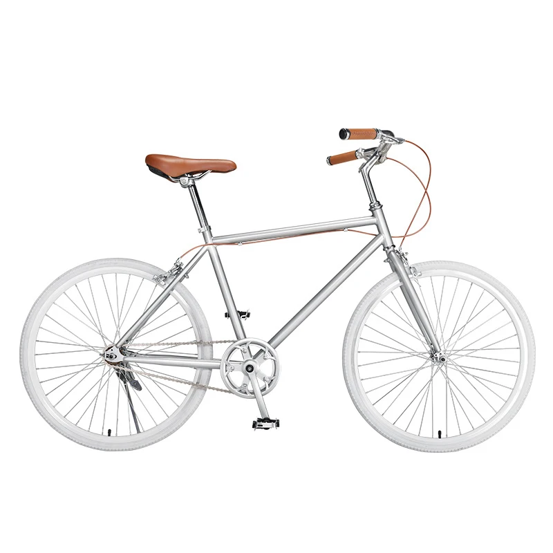 

Student Men And Women Cycling 24 Inch 7 Speed High Carbon Steel Ordinary Light Travel Retro Bicycle Adult
