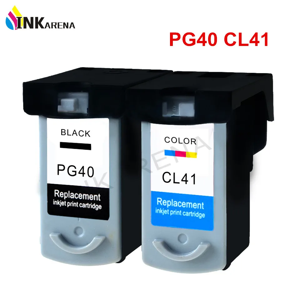 INKARENA PG40 CL41 чернильный картридж для принтера Canon PG 40 CL 41 XL iP1800 iP2500 iP1600 iP1200 iP1300 iP2200