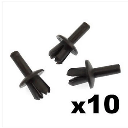 10x For Mercedes-Benz Plastic Rivet Trim Clip for Shields Fascias &amp Garnishes | Автомобили и мотоциклы