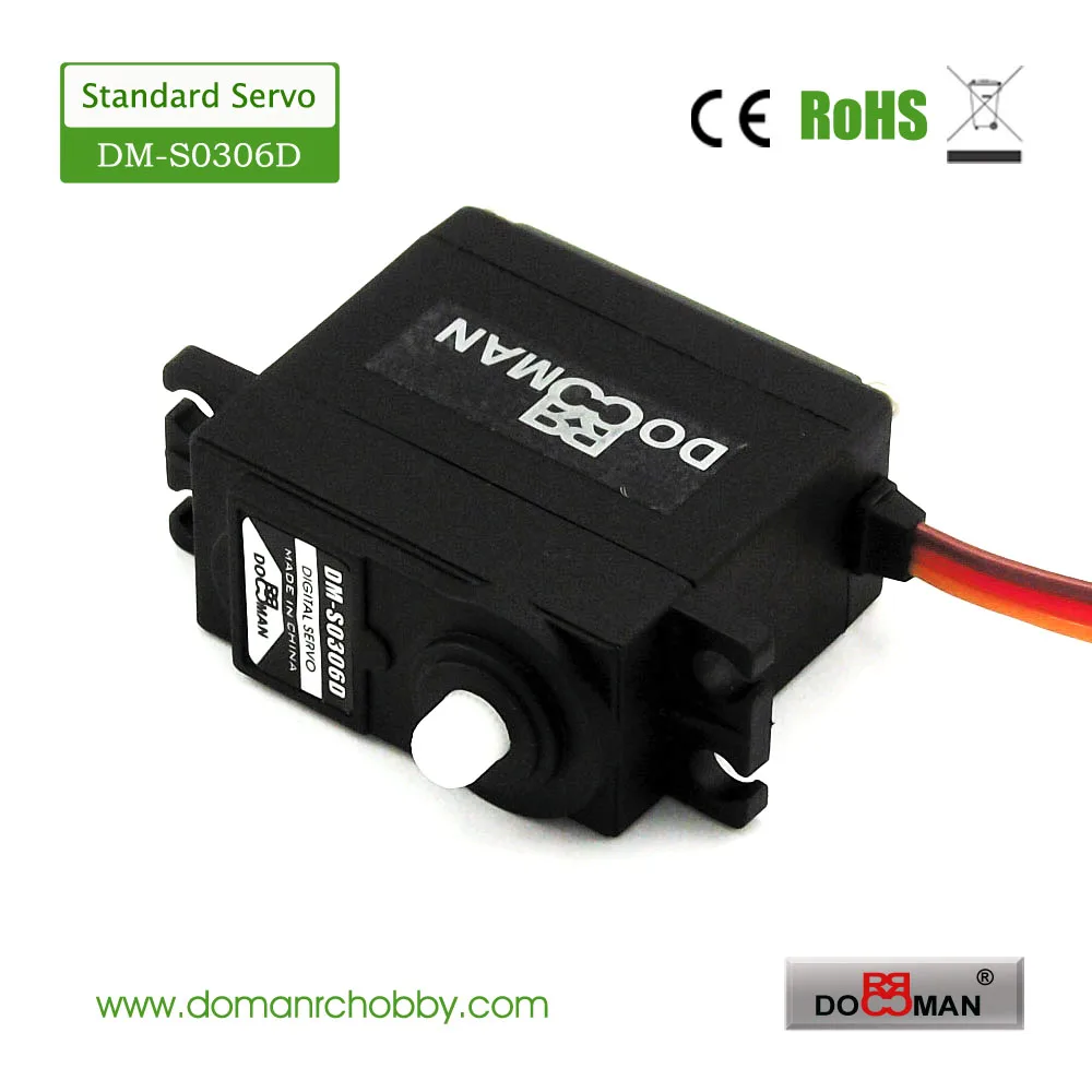 DOMAN RC DM S0306D 38 г/0 13 с/3 кг. См 360 градусов непрерывное вращение робот используется 3 кг