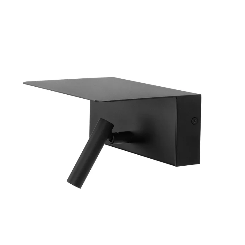 Black Savia USB светодиодный светильник для чтения 3W Aluninum настенный светильник для гостиницы светодиодный настенный светильник для спальни - Цвет абажура: Black