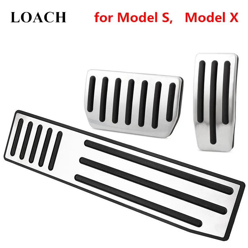 Подставка для ног топлива педали тормоза Tesla модель S X Алюминиевая газ ускоритель