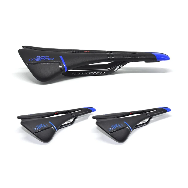 

new SANMARCO All Carbon Fiber Mountain Bike Road Bike Bicycle Hollow Light Cushion Saddle Bicycle Cushion Bicycle Parts