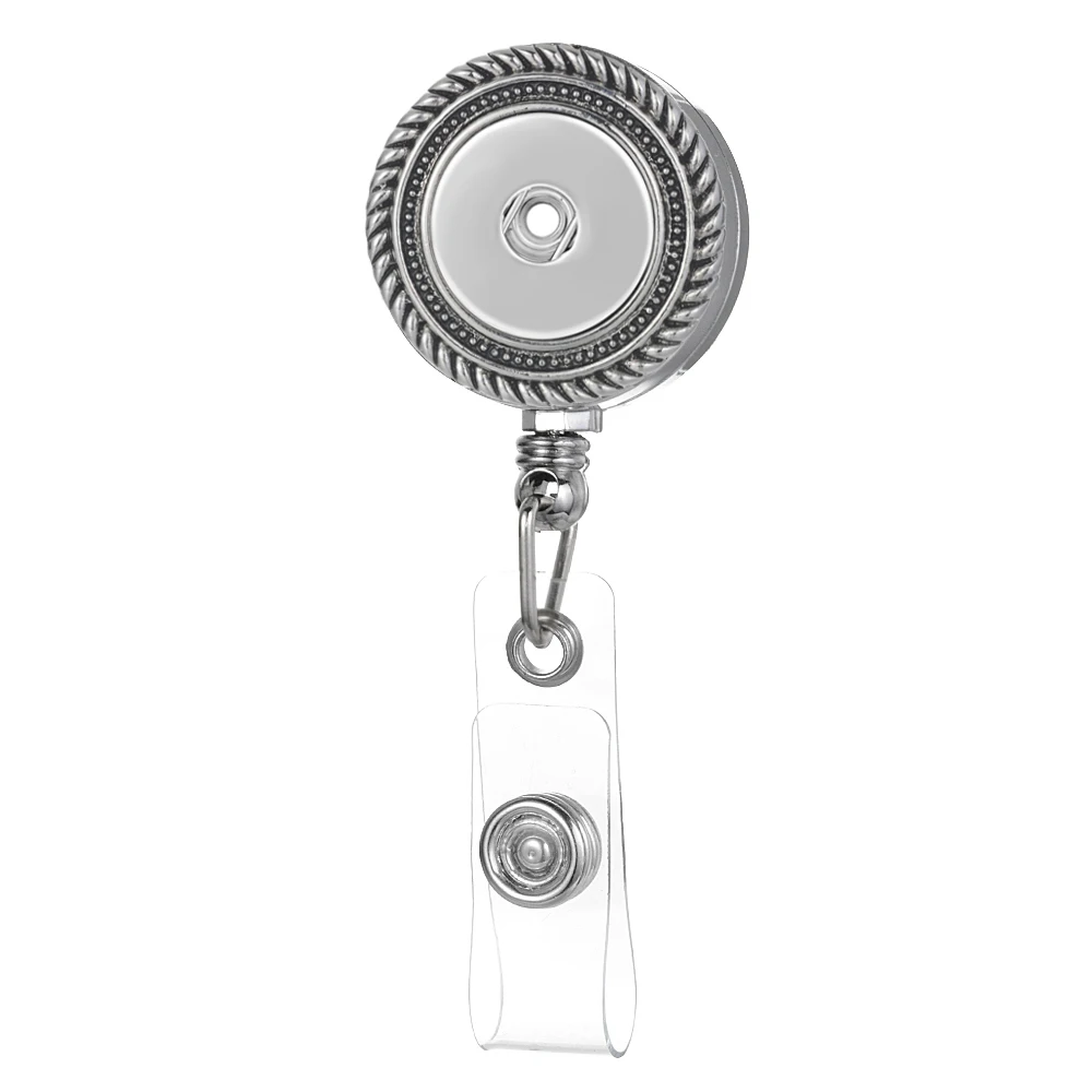 Металлический выдвижной держатель для бейджа VOCHENG