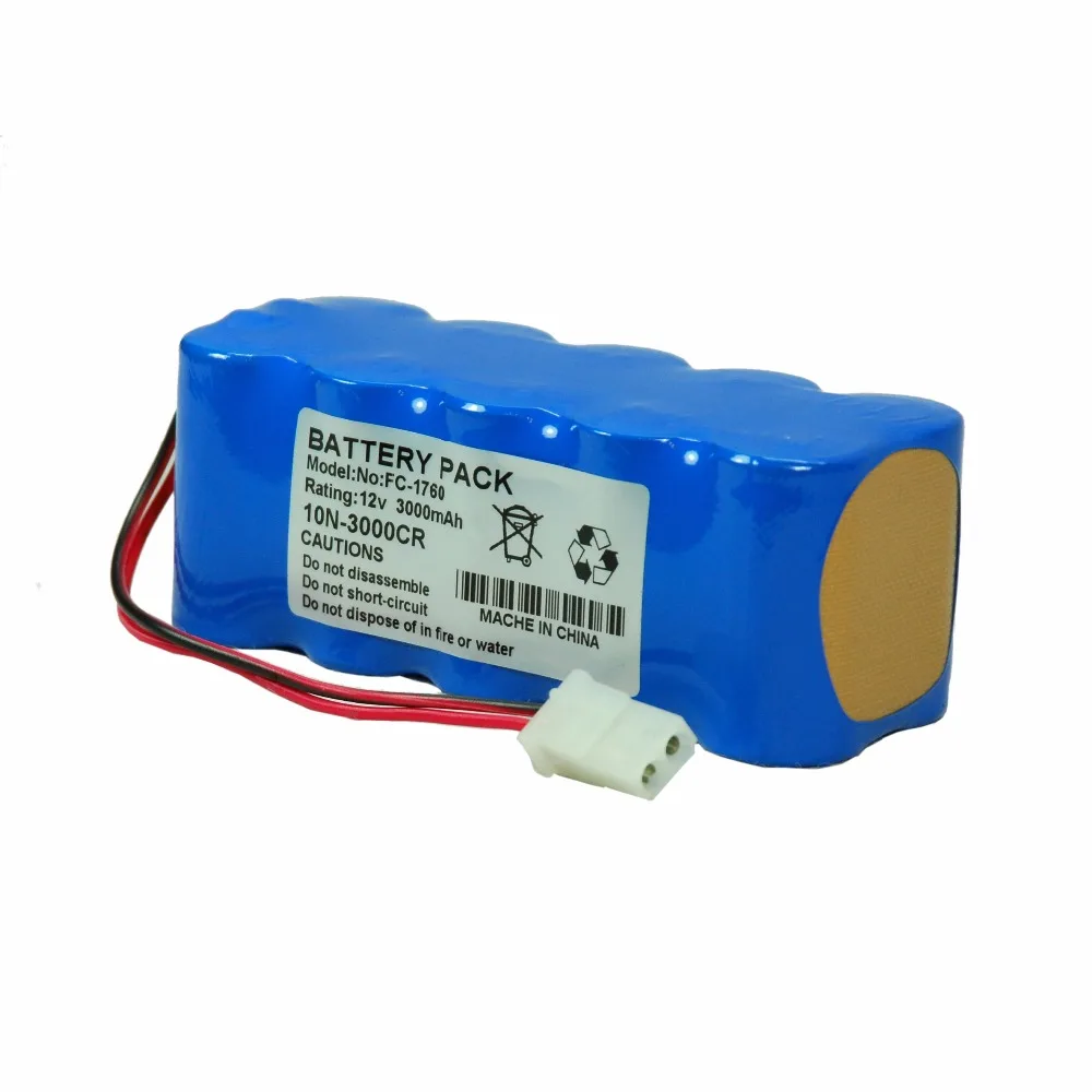 Сменный аккумулятор для Fukuda 10N 3000SCR батарея дефибриллятора 3000mAh 12V| |