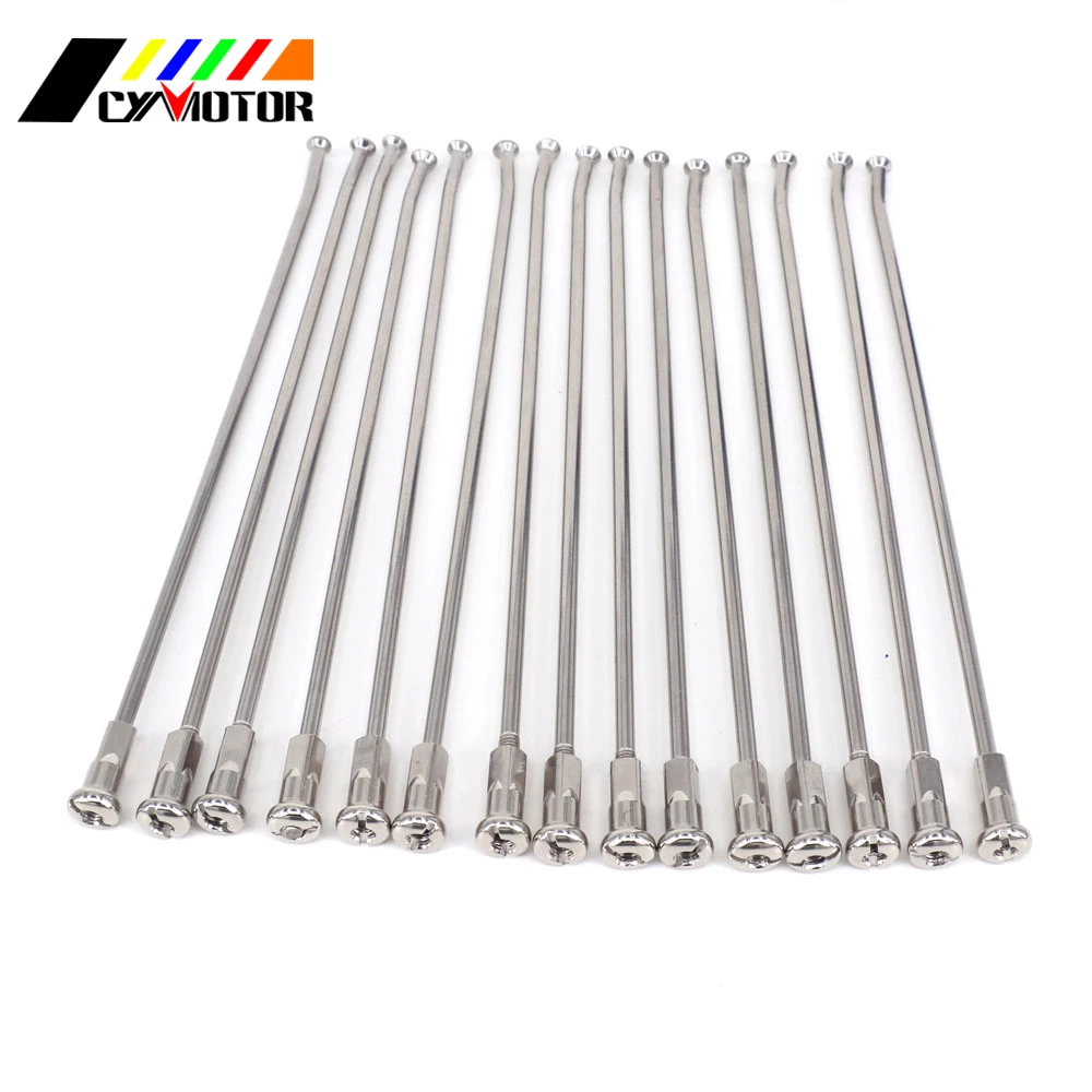 

Motorcycle 36PCS Steel 21" Front Wheel Spokes Nipples For KAWASAKI KX125 KX250 KX250F KX450F KX 125 250 450 F KLX450R KX500 KLX