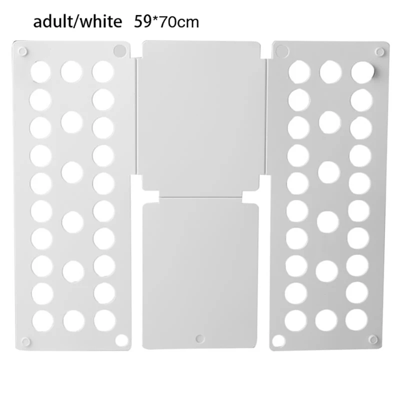 AdultWhite Для взрослых и детей, Волшебная Одежда, папка, футболки, джемперы, органайзер, легко и быстро для детей, чтобы сложить одежду, одежда, прищепки, складная доска - Цвет: AdultWhite