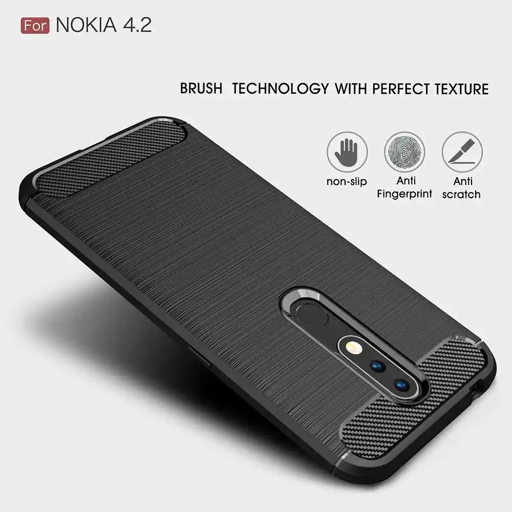 Mokoemi модный противоударный мягкий силиконовый чехол 5,7" для Nokia 4,2 чехол для Nokia 4,2 чехол для телефона