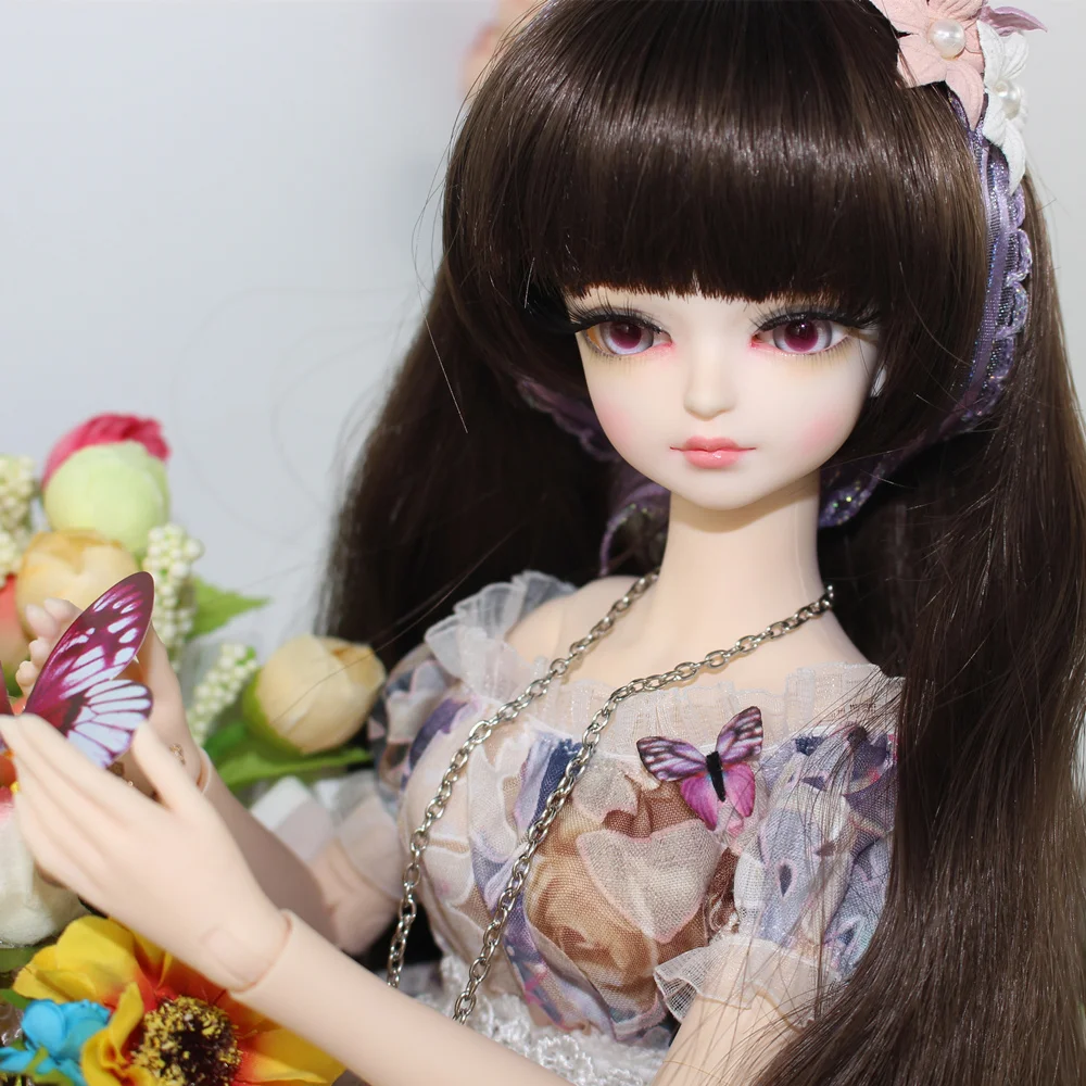 Forturn Days специальное предложение наряд подходит для 1/4 BJD кукла 45 см бабочка лолита кружевное платье с лентой для волос