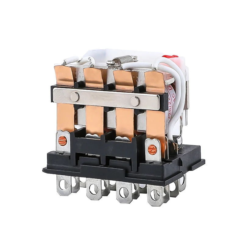 HH64P LY4NJ мини электромагнитные реле AC 220V 110V DC 24V 12V 10A 14 Pin Реле питания 4PDT катушки