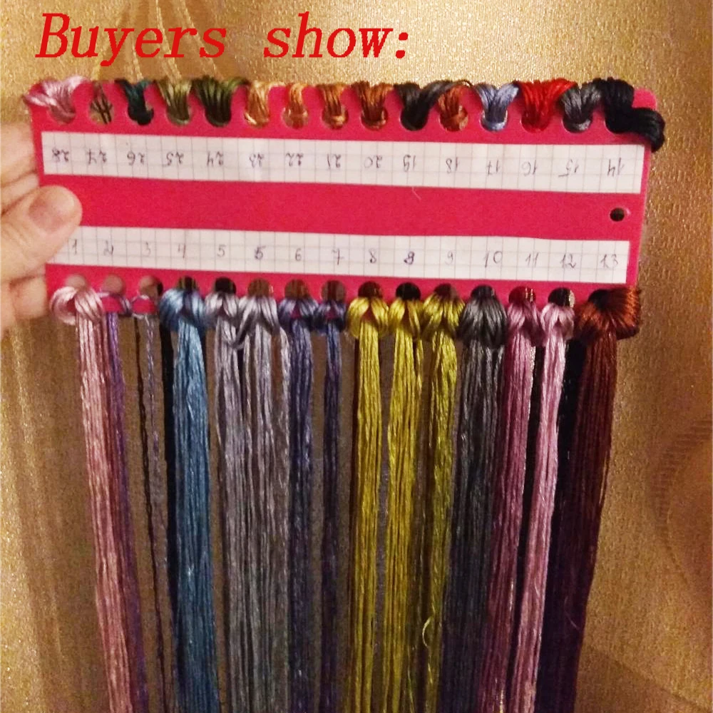 Пластиковый инструмент для вышивки крестиком 2 шт. 30 позиций|cross stitch organizer|threading