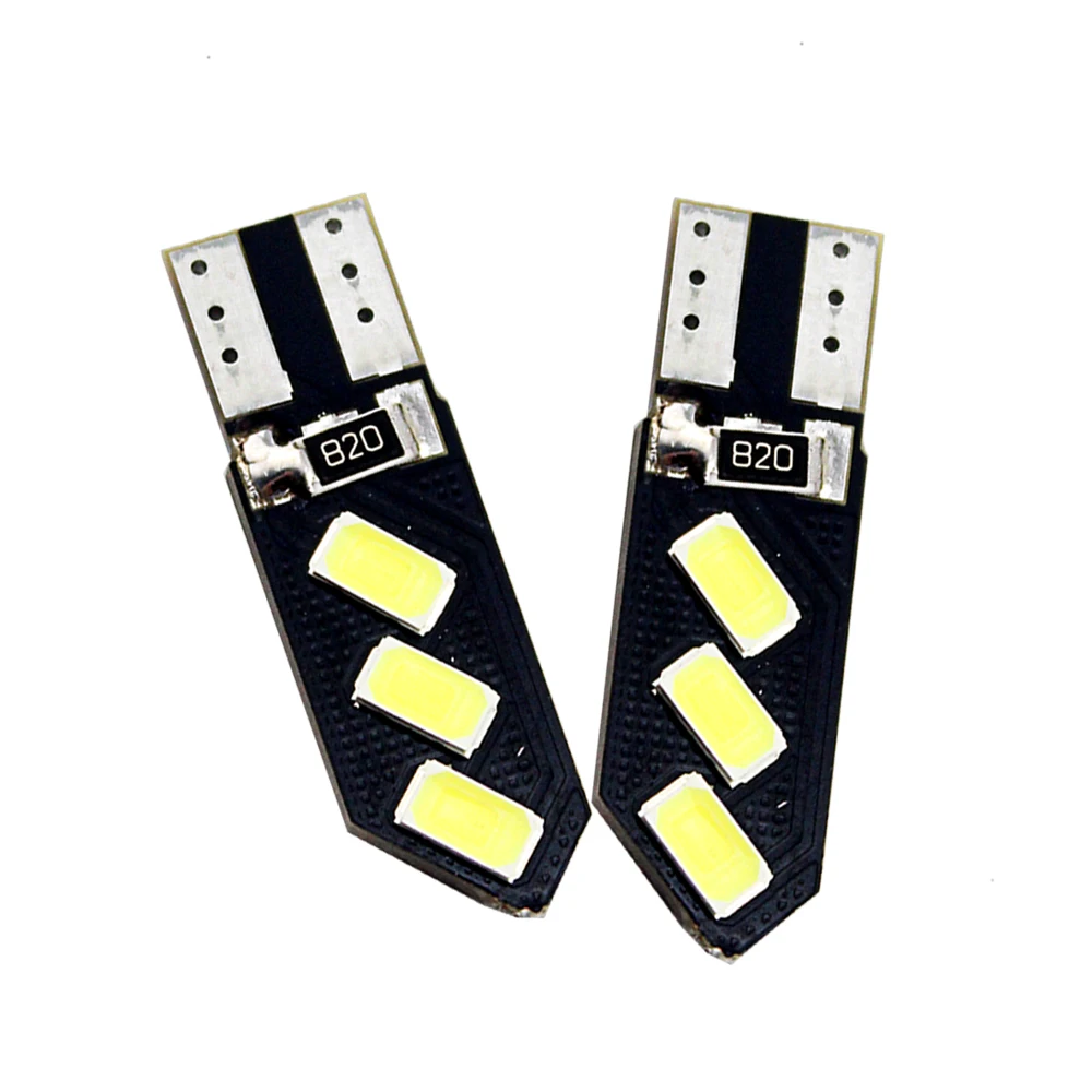 50X W5W Canbus 12 В 1 5 Вт T10 5730 6 SMD светодиодные лампы Автомобильный прибор для чтения
