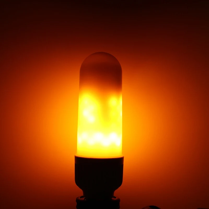 

Best Promotion 5W 2835 SMD LED Lamp Bulb E27 B22 1800K Yellow Flickering Flame Fire LED Light Bulb Corn Light Bulb AC85-265V