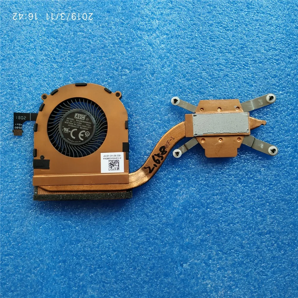 

New Original CPU Cooler Cooling Fan Heatsink for Lenovo ThinkPad X1 Yoga 2nd 3rd 01AX999 01AX830 01AY918 01AY917