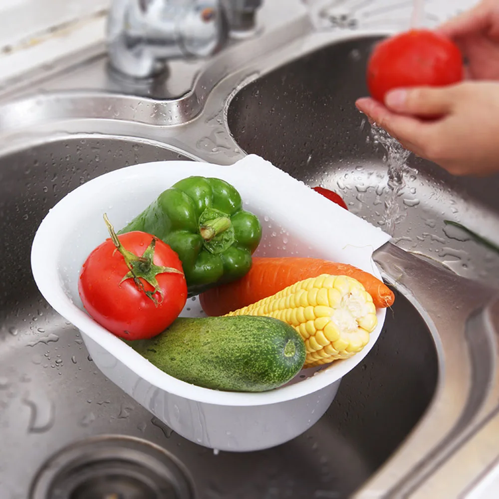 Подвесная корзина для слива кухонной раковины фильтр воды цветная фруктов и