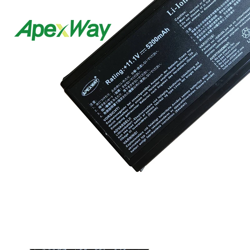 Apexway 6 ячеек Сменный аккумулятор для asus 90-NLF1B2000Y A32-F5 F5 F5C F5RI F5SL F5Sr F5V F5VI F5VL F5Z F5GL F5M F5N F5R