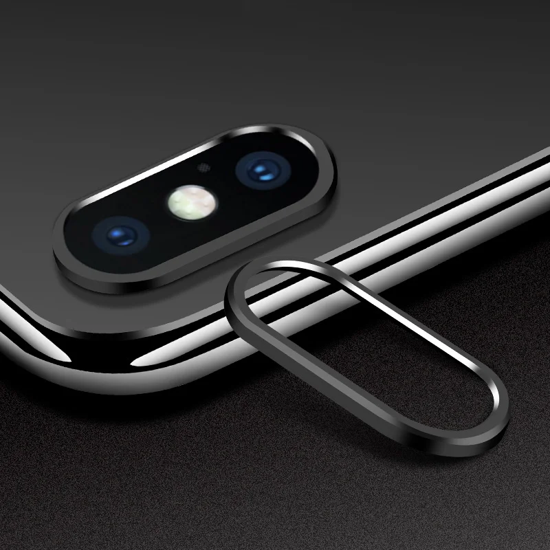 JGKK 2 шт. цветное металлическое кольцо для защиты объектива камеры Apple iPhone X 7 Plus 8/8Plus