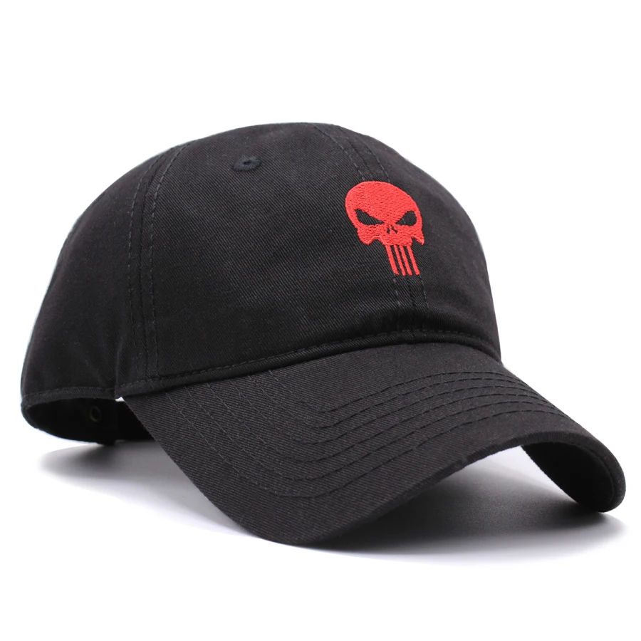 Высокое качество вышитые герой США Каратель Череп Логотип Бейсбол Кепки Snapback