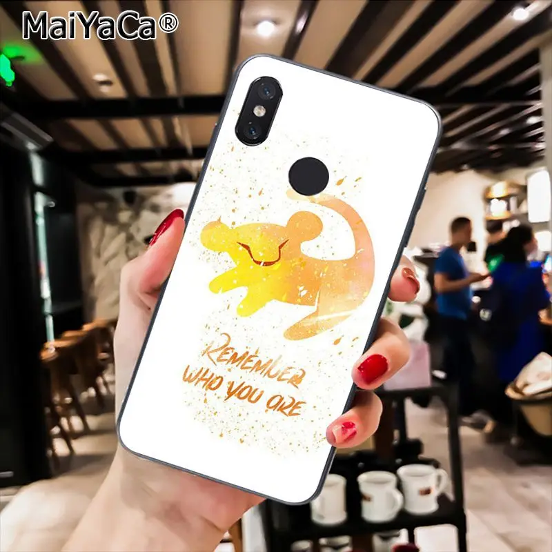 MaiYaCa Король Лев Coque Shell чехол для телефона Xiaomi Redmi4X 6A S2 Go Redmi 5 5Plus Note4 Note5 7 Note6Pro