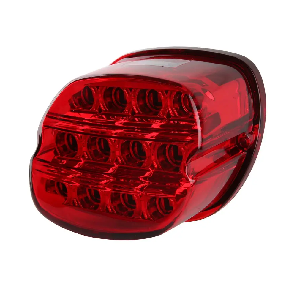 Motorcycle LED Brake Tail Light License Plate Lamp For Harley Touring Road King Electra Glide |