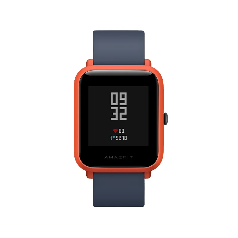 Orange Huami Amazfit Bip Смарт часы Bluetooth gps Спорт монитор сердечного ритма IP68 Водонепроницаемый напоминание о звонках MiFit приложение сигнализация вибрация - Цвет: Orange