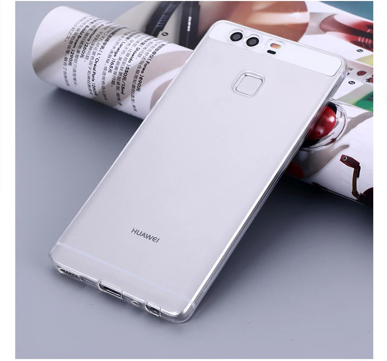 Ultra-thin Transparent Soft TPU Case For Huawei P8 P9 Plus Lite Silicon Gradient Protective Cover for Phone Shell |