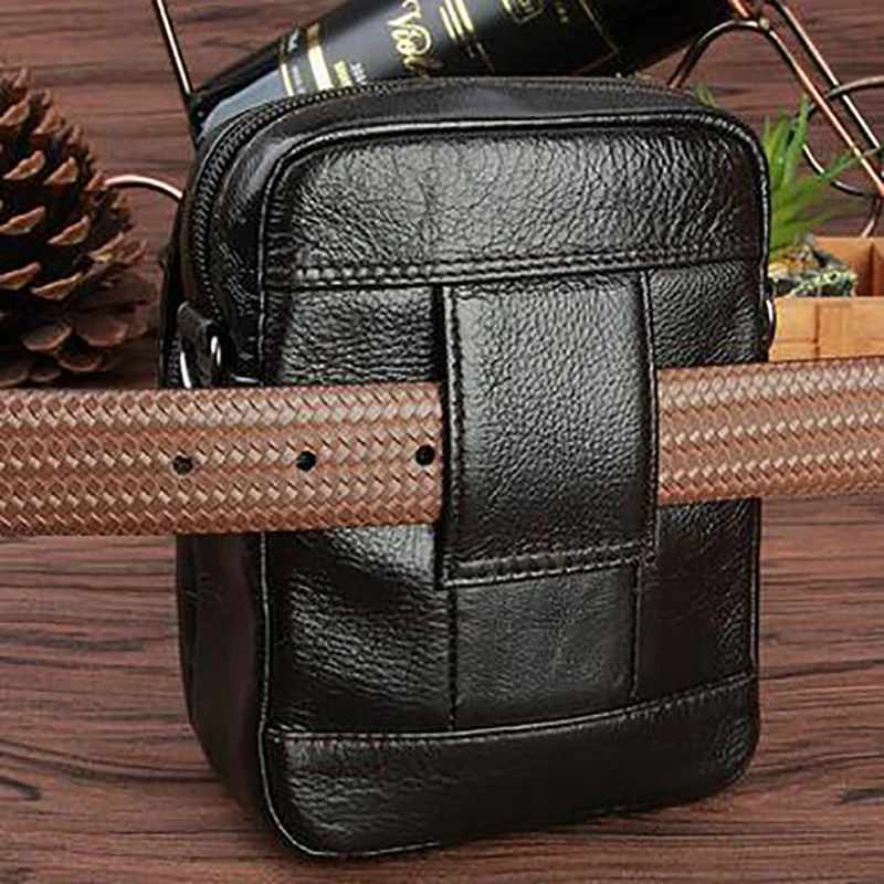 Сумка кросс боди мужская из натуральной кожи маленький мессенджер в деловом