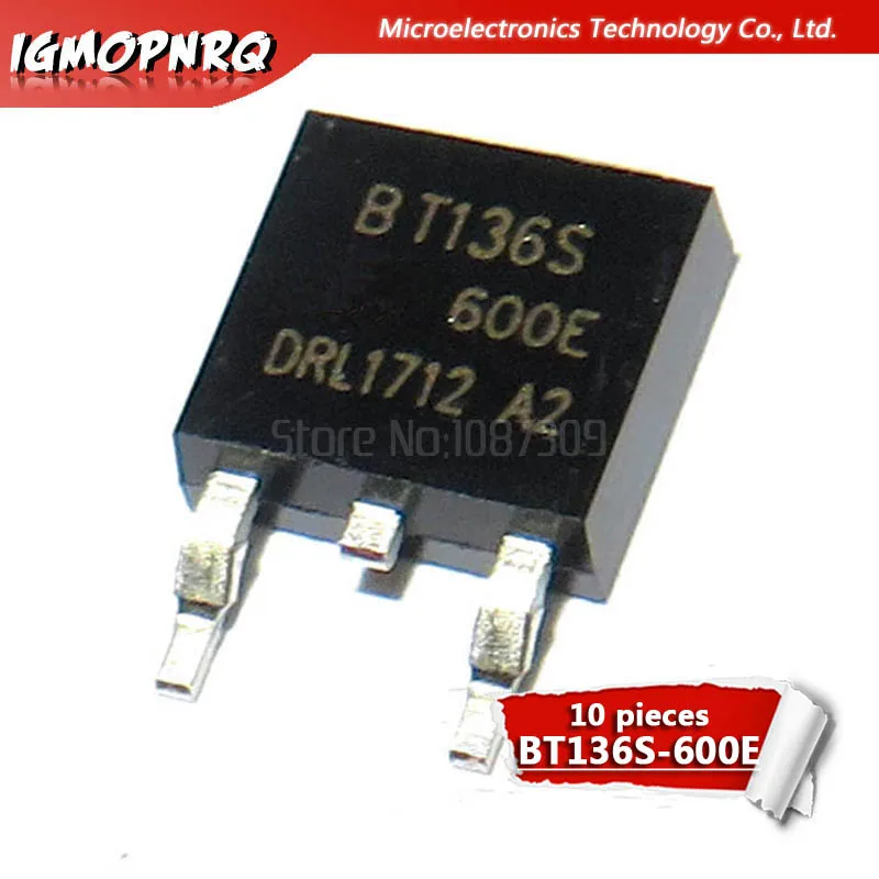10 шт. BT136S600E BT136S 600E triac SMD TO 252 новый оригинальный|Интегральные схемы| |