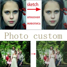DIY Алмазная вышивка фото на заказ Картина Набор для вышивки