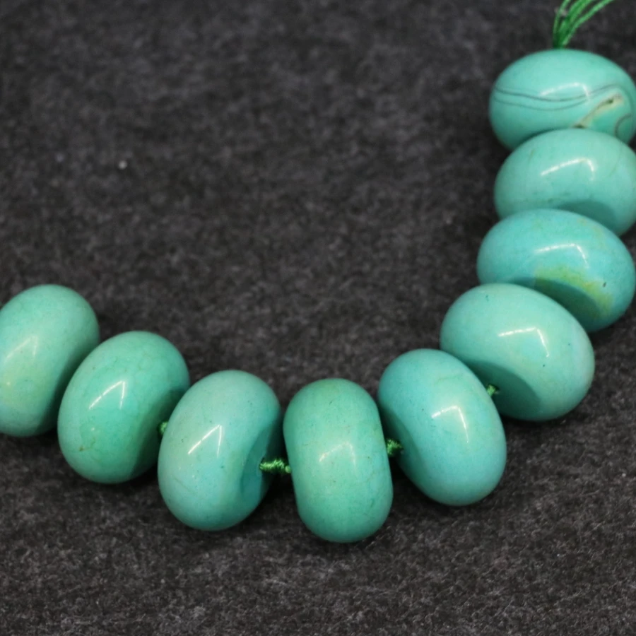 

15.5''/ strand Dyed Colors Stone Loose Beads, Necklace Components to Connector, Many color for choice, total 9pcs/strand
