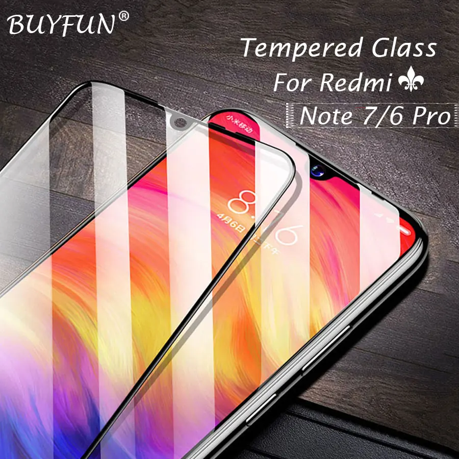 Закаленное стекло для Xiaomi Redmi Note 7 Защитное 6 Pro защитное на пленка|Защитные стёкла