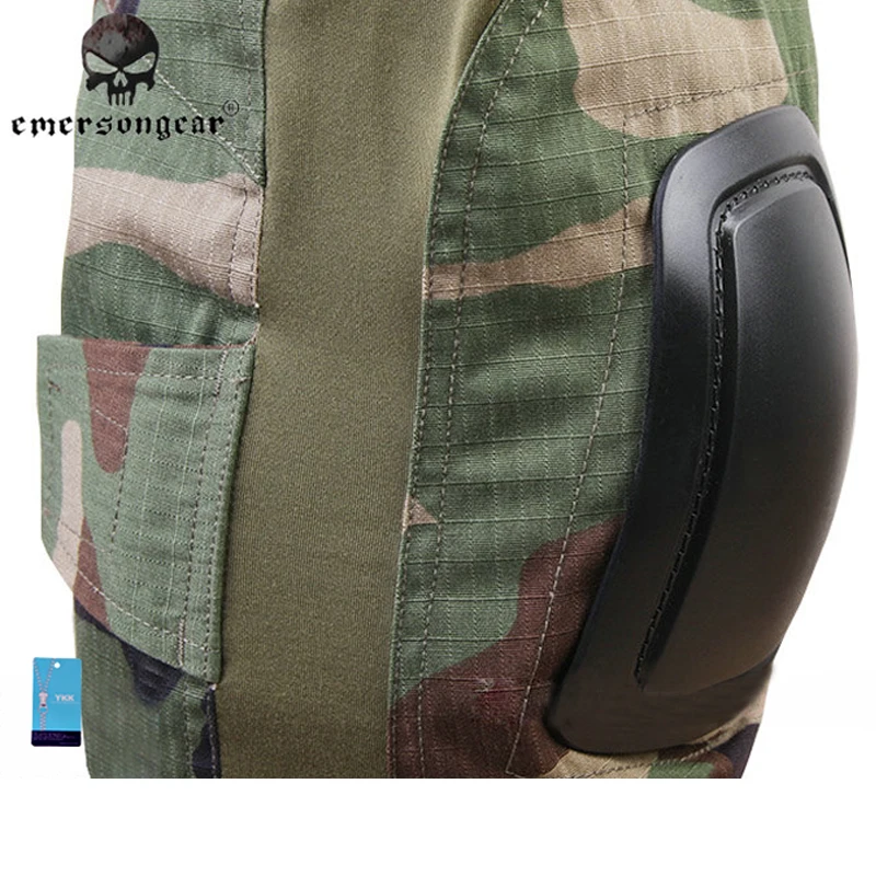 Emerson gear Gen2 Woodland Combat Shirt & Pants с налокотниками наколенники страйкбол тактическое