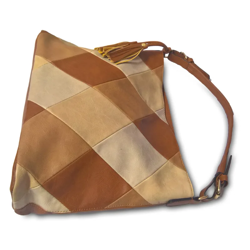 

vintage women Leather handbags Female Designer tassel tote women shoulder crossbody Bags summer ladies hand bag clutch purse sac
