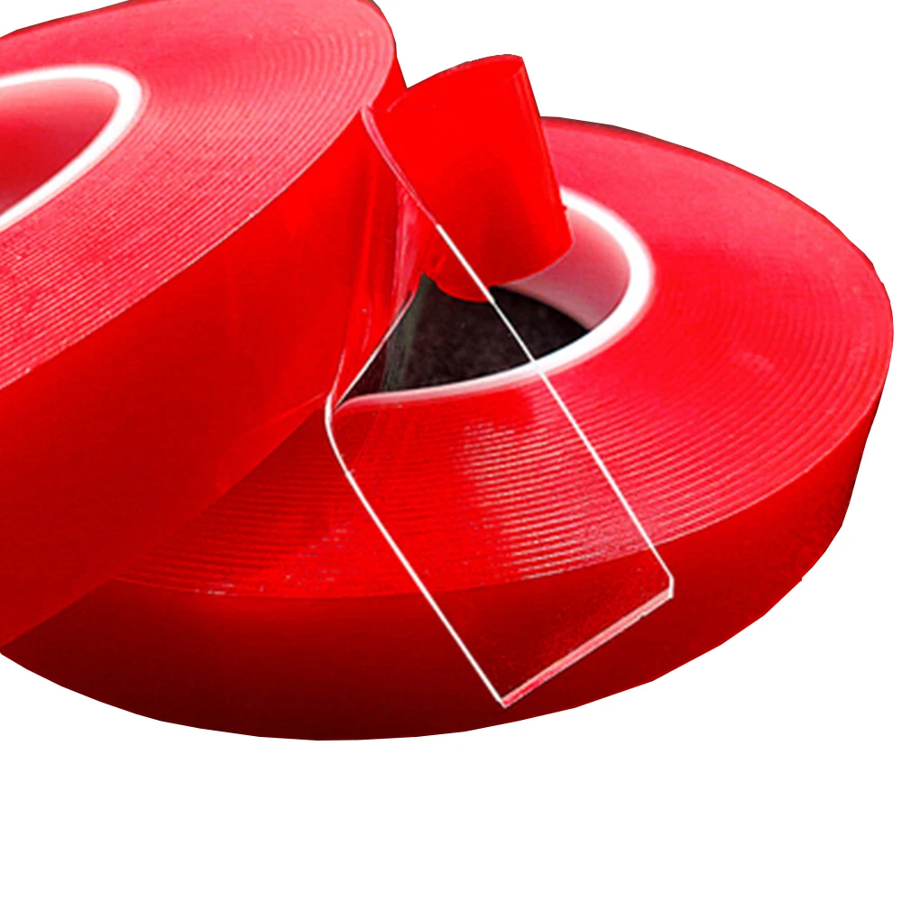 Двухсторонняя клейкая лента 3 м, ширина 5-100 мм, 20 мм, 50 мм, 80 мм, сверхпрочная прозрачная лента из акриловой пены, не оставляет следов