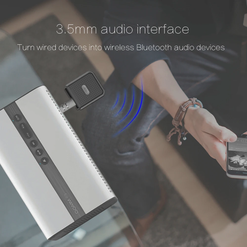 Rylybons Bluetooth Handsfree Car Kit Aux приемник аудио адаптер 3 5 мм разъем Hands Free музыкальный