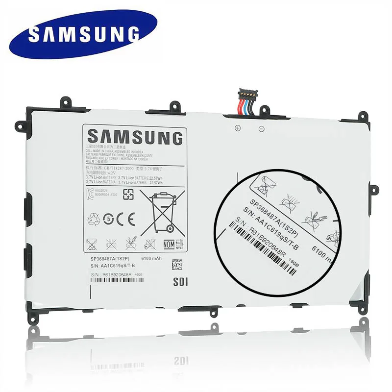 Оригинальная батарея samsung Forsp368487A(1S2p) 6100 мАч samsung Galaxy Tab 8,9 P7300 P7310 P7320 Батарея инструменты