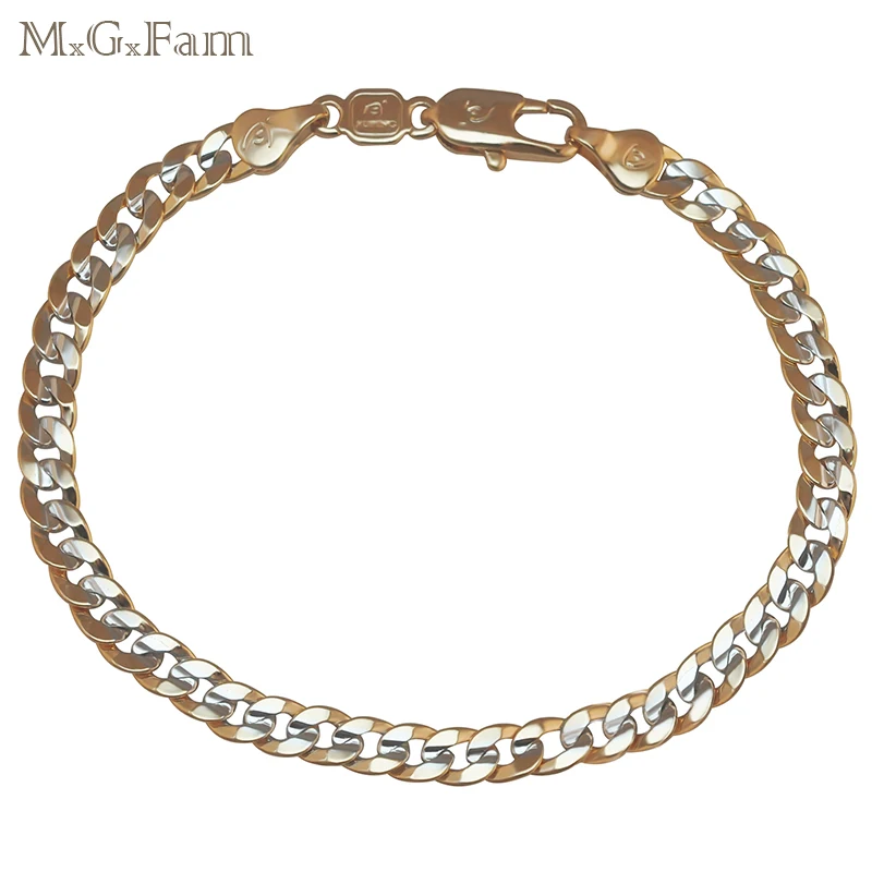 Горячая Распродажа мужские украшения MxGxFam (195*5 мм) оптовая цена 18 k + белый золотой