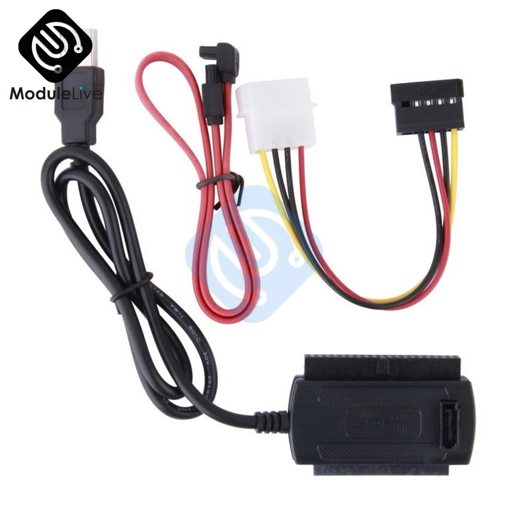 SATA/PATA/IDE накопитель к USB 2,0 адаптер конвертер кабель для 2,5/3,5 дюйма Жесткий диск Горячая по всему миру